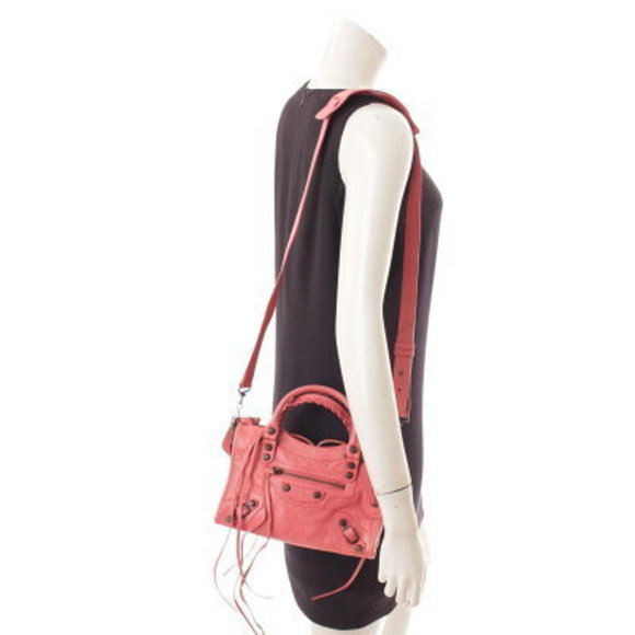 Balenciaga Mini City Shoulder Bag Pink - Picture 10 of 10
